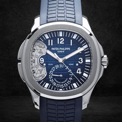 patek philippe aquanaut travel time 5650g|aquanaut dual time.